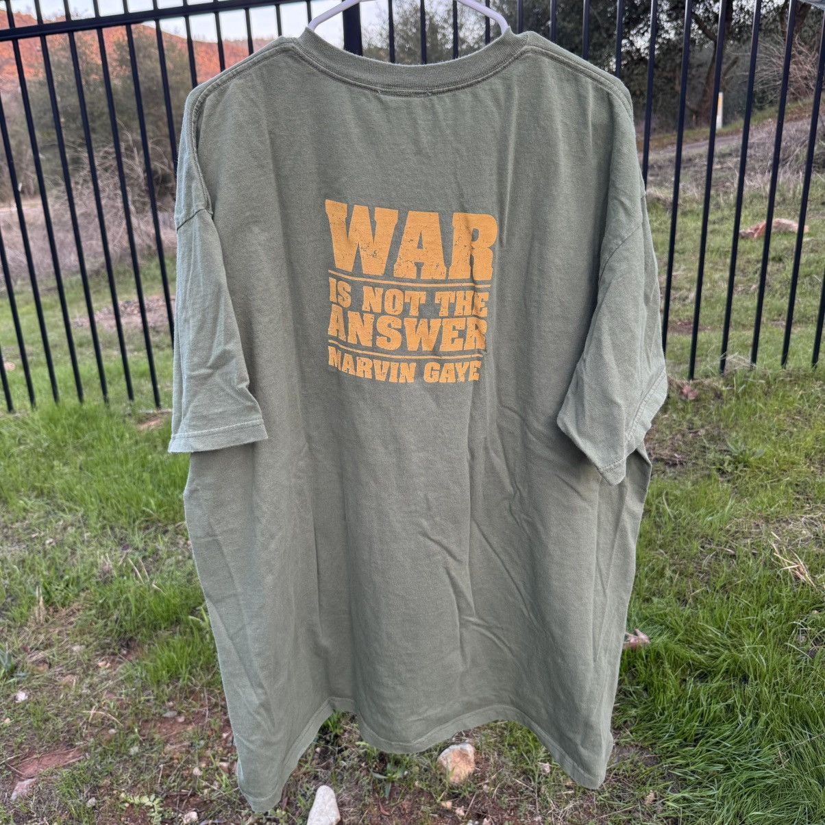 Zion Rootswear 2005 Zion Rootswear Marvin Gaye War Is Not The Answer 2XL Size US XXL / EU 58 / 5 - 2 Thumbnail