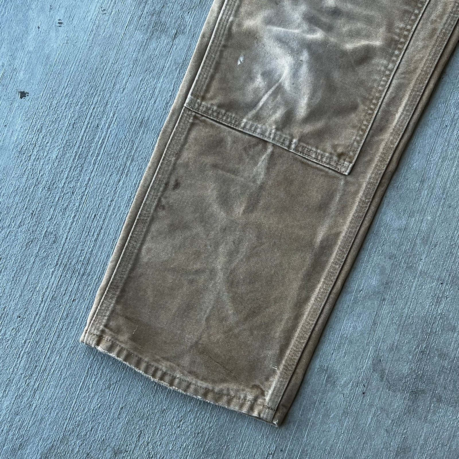 Carhartt × Vintage Carhartt faded brown double knee work wear carpenter pants Size US 30 / EU 46 - 9 Thumbnail