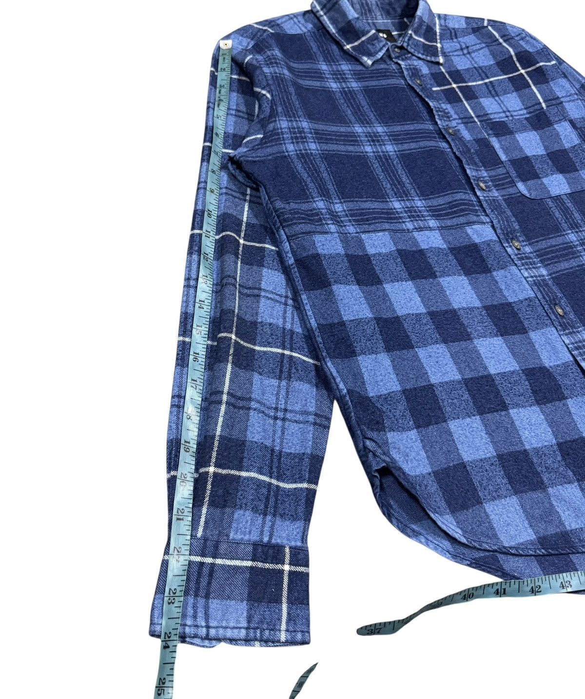 Beams Japan Vtg🔥Beams Japan Checked Patchwork Oxford Shirt Size US S / EU 44-46 / 1 - 18 Thumbnail