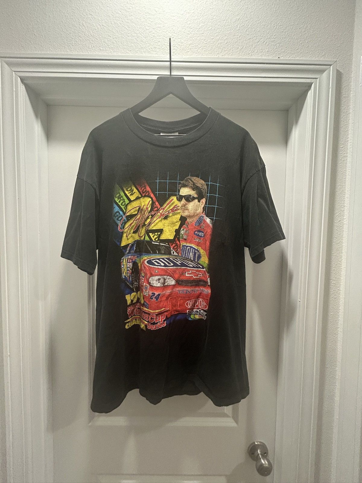 NASCAR Jeff Gordon 3PEAT vintage graphic tee Size US L / EU 52-54 / 3 - 1 Thumbnail