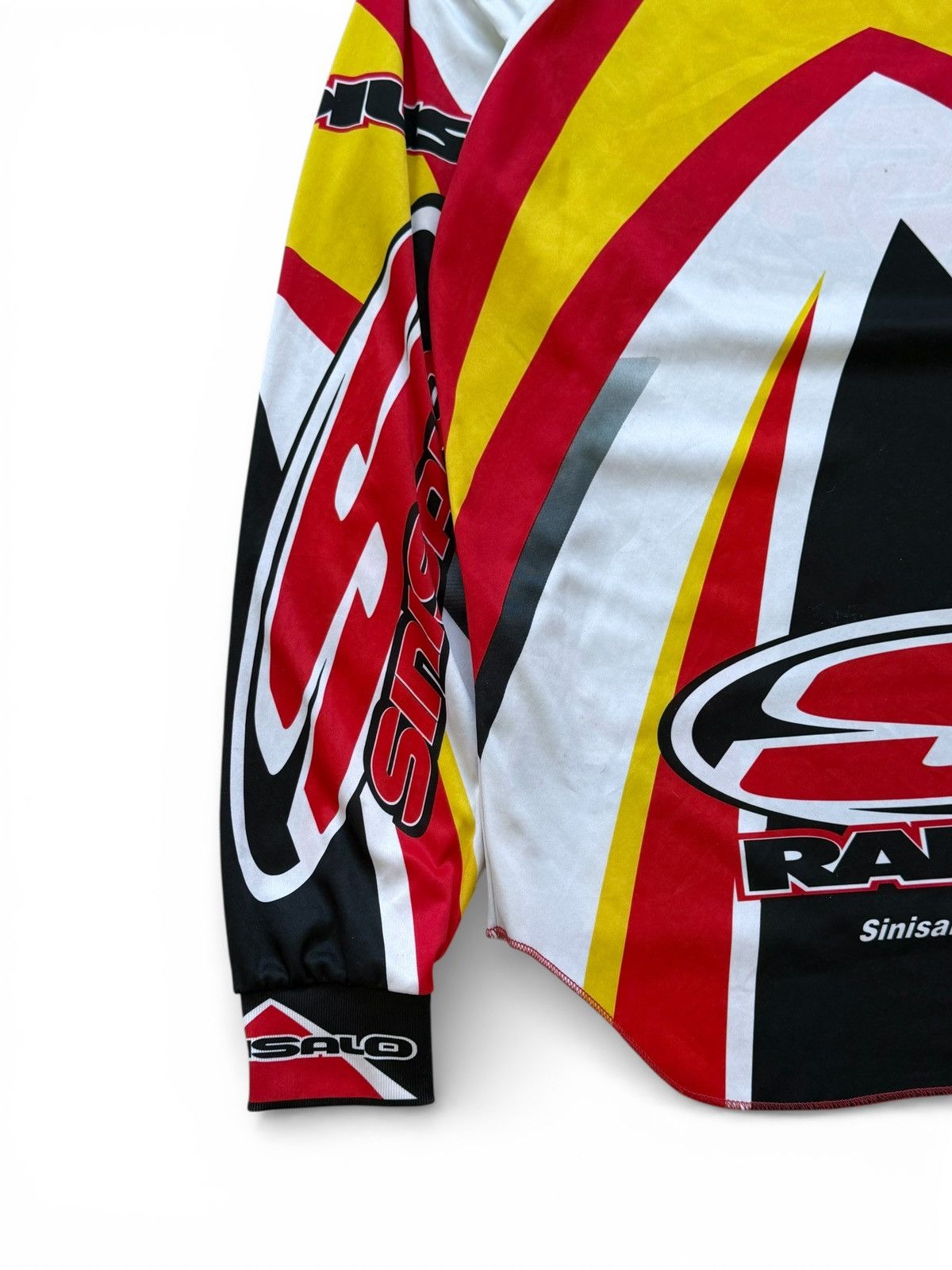 Sports Specialties Vintage 90s Sinisalo Worldwide Motocross Racing Jersey Size US L / EU 52-54 / 3 - 9 Thumbnail