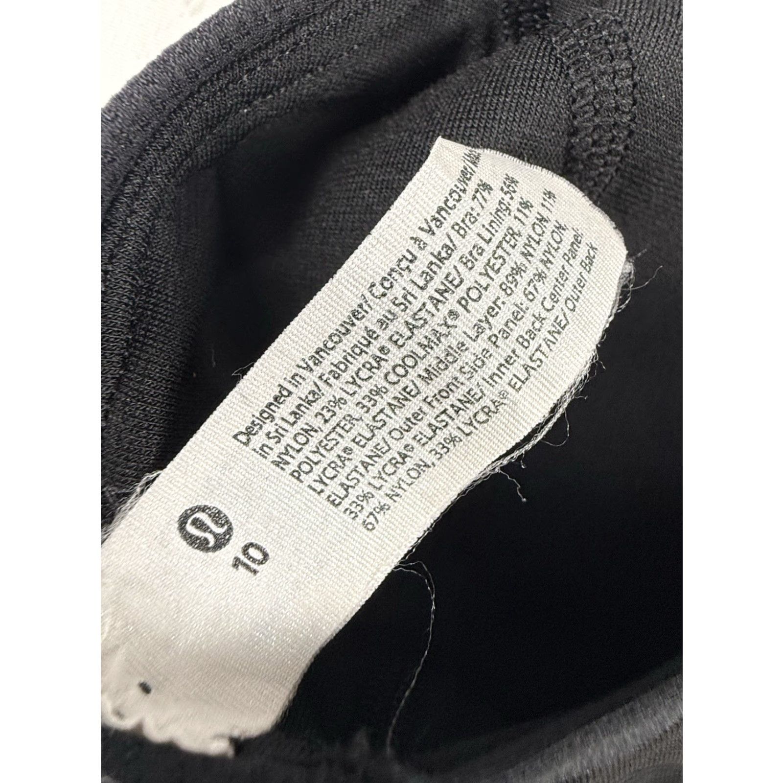Lululemon Lululemon Everlux High-Neck Train Bra Black Size 10 Women Sports Bra High Support Activewear VINTAGE? Size ONE SIZE - 2 Thumbnail