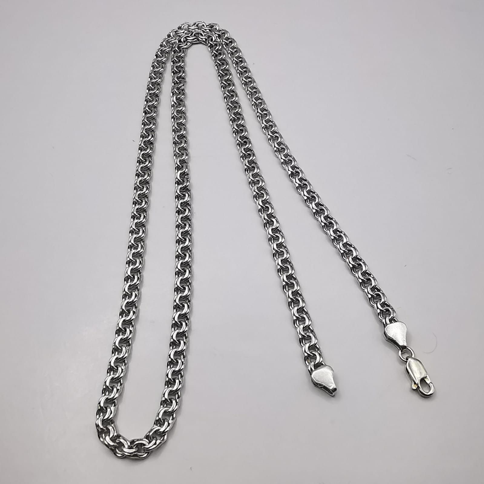 Sterling Silver Vintage Beautiful Jewelry Chain,925 Sterling Silver 29,06g Size ONE SIZE - 2 Thumbnail