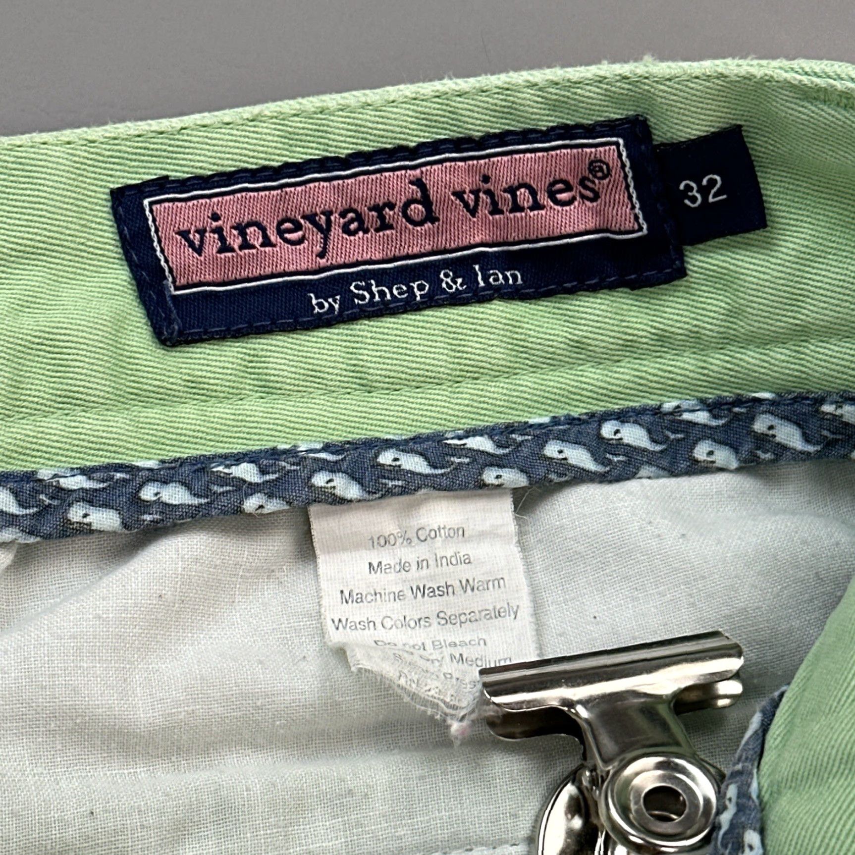 Vineyard Vines Vineyard Vines Shorts Mens Size 32 Green Chino Club Flat Front Casual Preppy Size US 32 / EU 48 - 5 Thumbnail