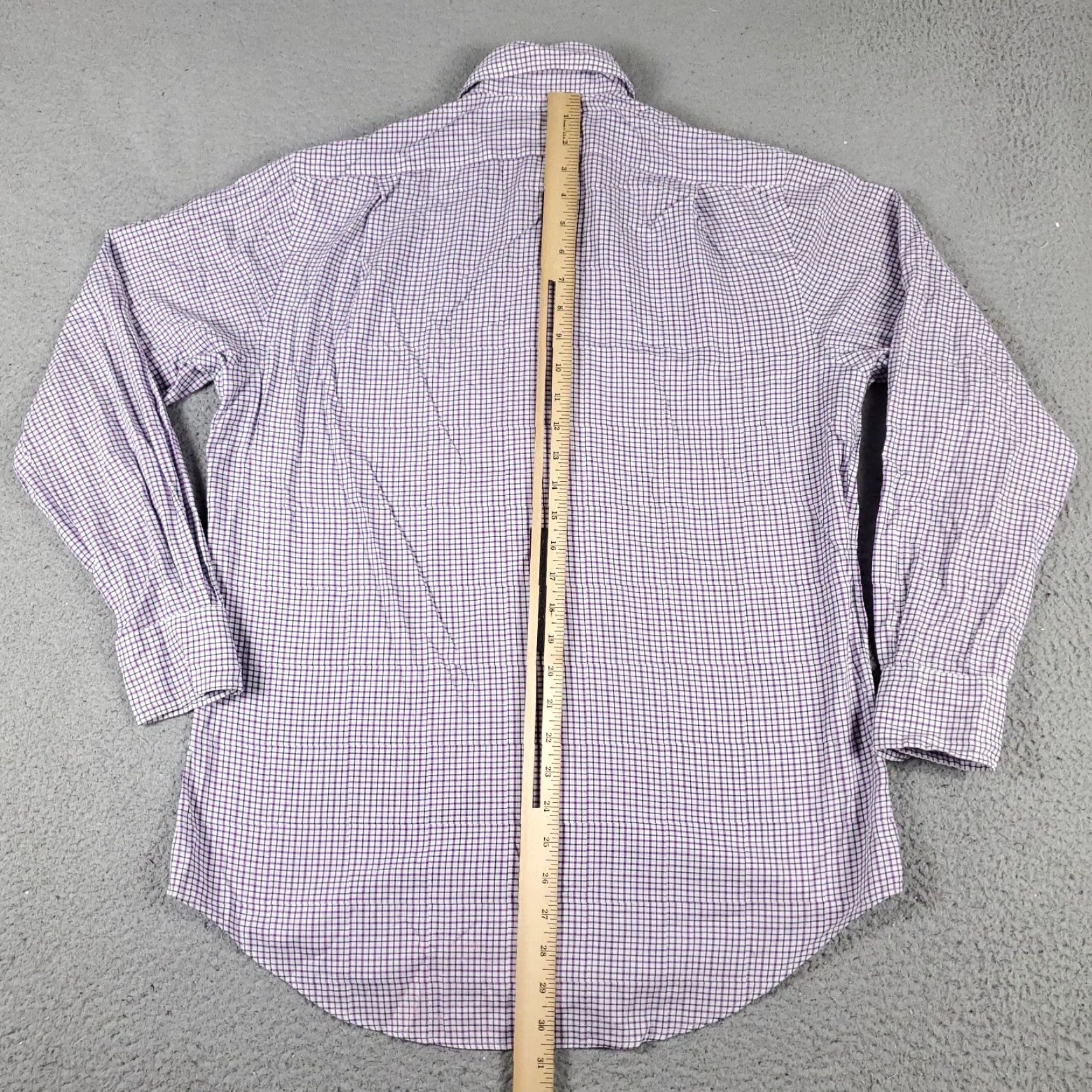 Ralph Lauren Ralph Lauren Shirt Adult Small Purple Check Button-Up Long Sleeve Cotton Mens Size US S / EU 44-46 / 1 - 3 Thumbnail