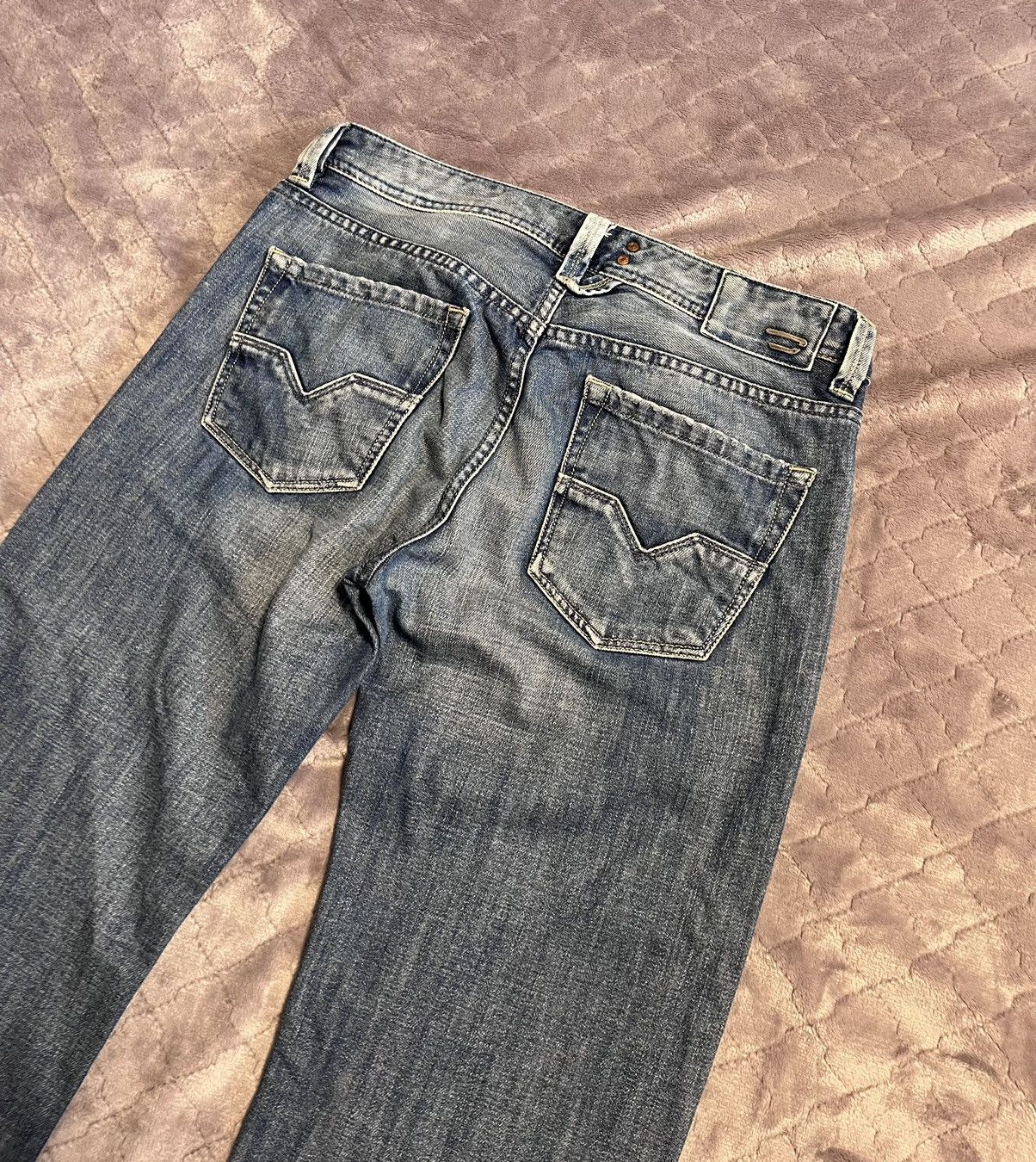 Diesel × Vintage 💥Vintage y2k fade Diesel Denim Pants Size US 32 / EU 48 - 5 Thumbnail