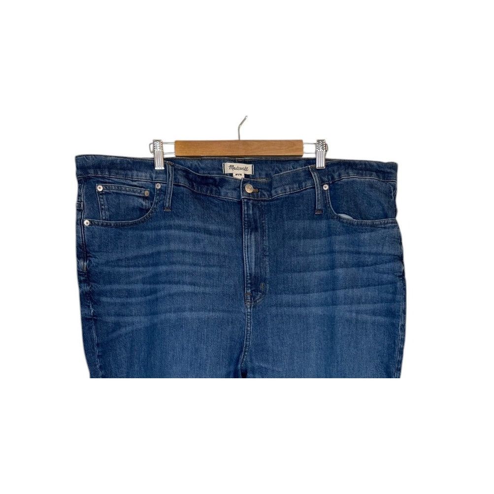 Madewell Madewell Jeans Women 37 Blue Denim High Rise Slim Boyfriend Size 37" - 2 Thumbnail