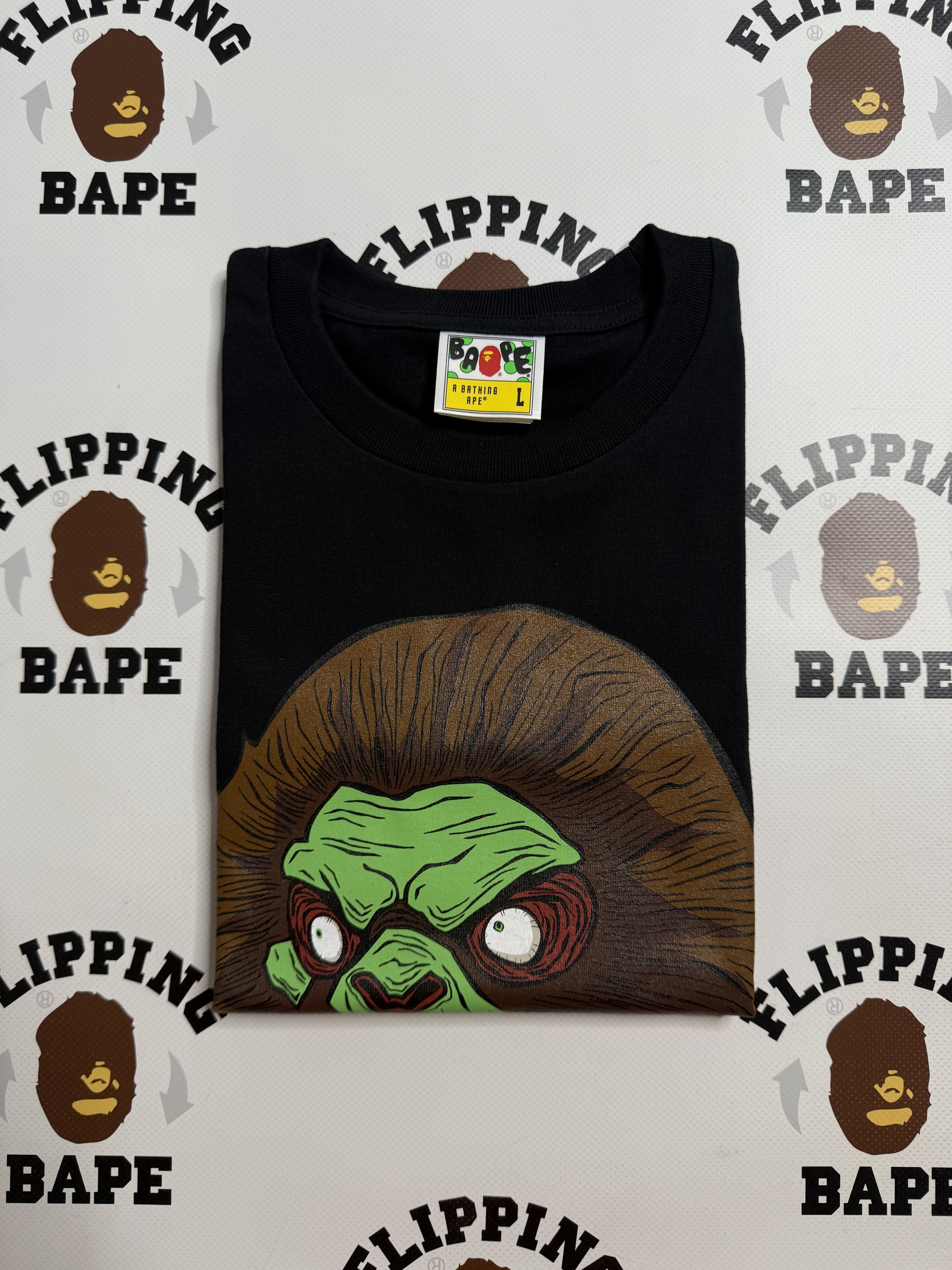 Bape BAPE HORROR MAD APE FACE TEE Size US L / EU 52-54 / 3 - 8 Thumbnail