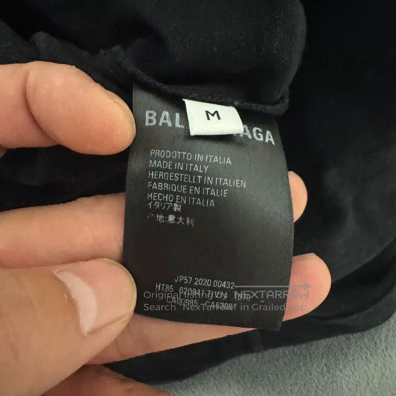 Balenciaga Balenciaga Crew Short-Sleeve + Letter Printed Crewneck Sho Size US M / EU 48-50 / 2 - 6 Thumbnail