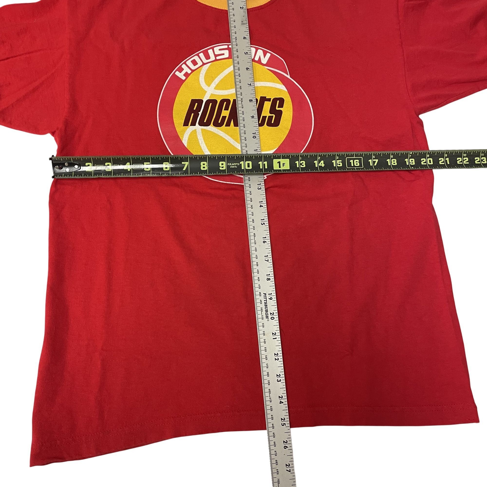 Other Vtg Bay Side USA RINGER Basketball Houston ROCKETS T Shirt Size US L / EU 52-54 / 3 - 7 Thumbnail