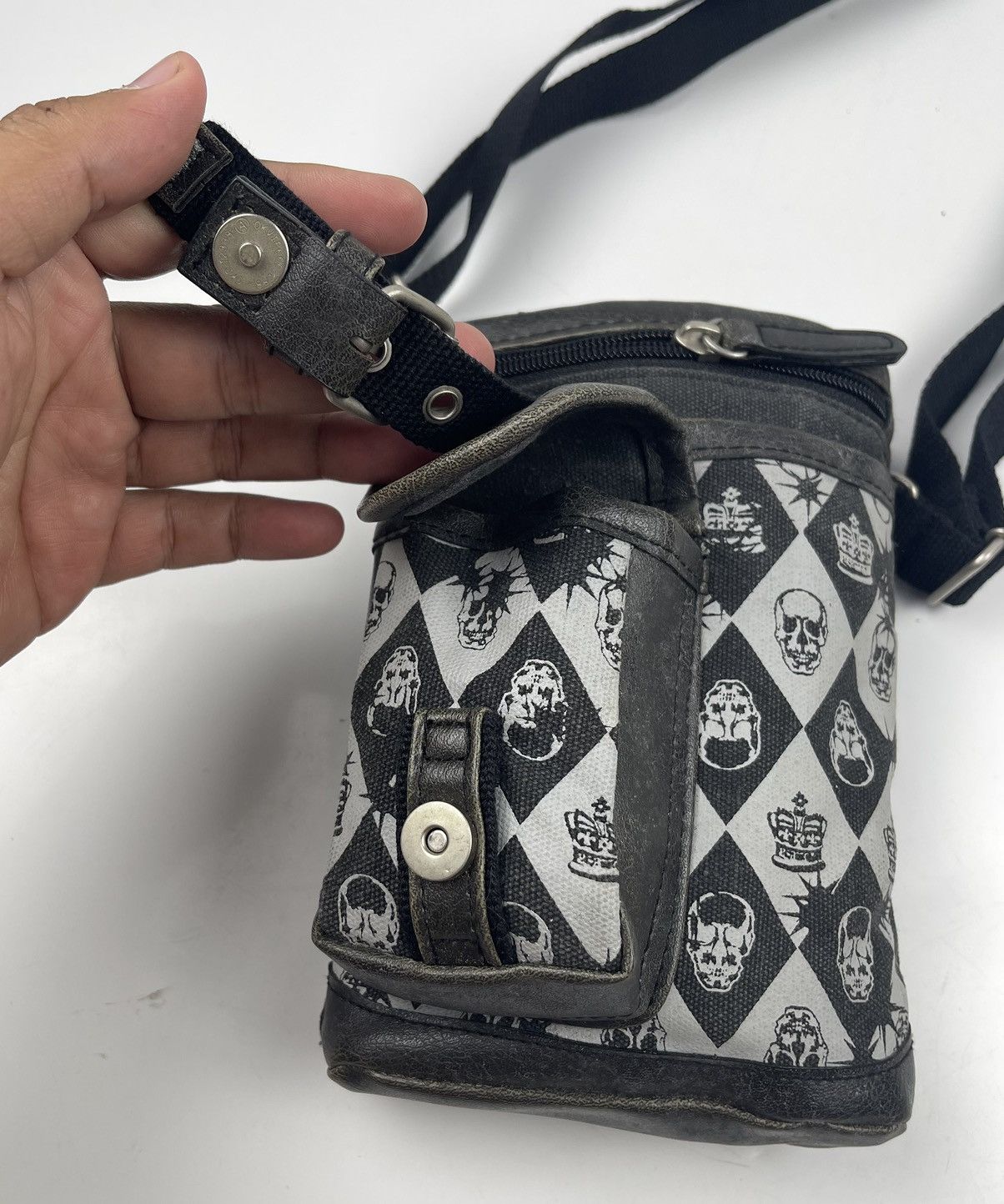 Seditionaries punk style skulls shoulder bag sling bag tc14 Size ONE SIZE - 5 Thumbnail