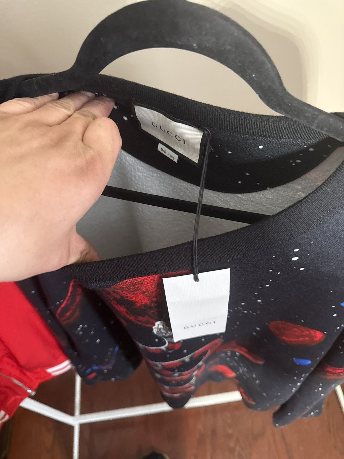 Gucci Gucci Space Snake Crewneck Size US L / EU 52-54 / 3 - 6 Thumbnail