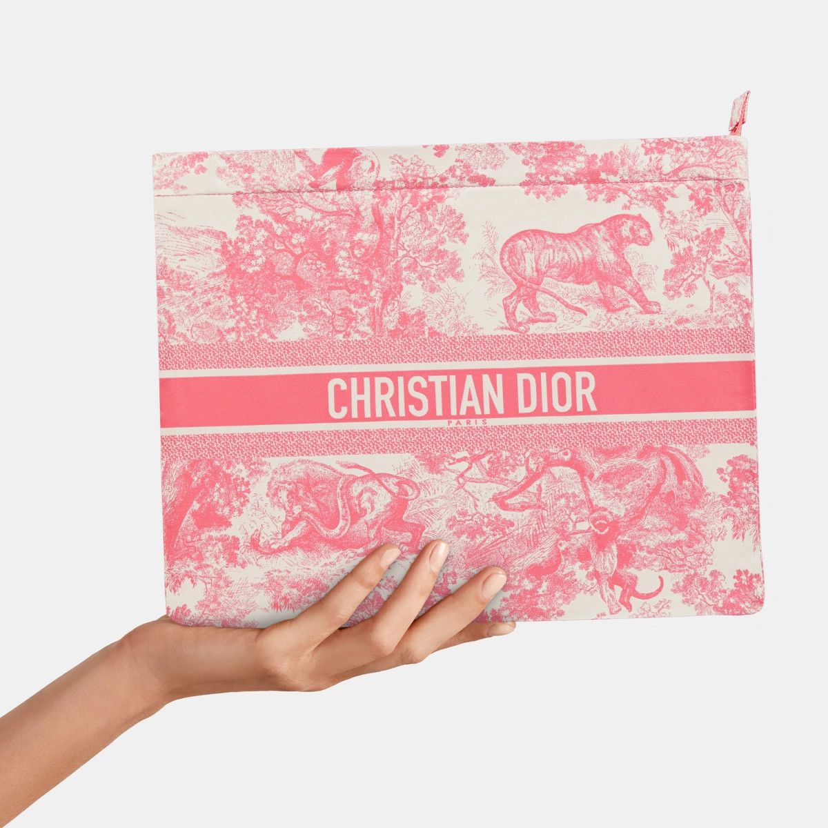 Dior o1bcso1str0226 Size:OS/DiorTravel Zipped Pouch in Pink Size ONE SIZE - 5 Thumbnail