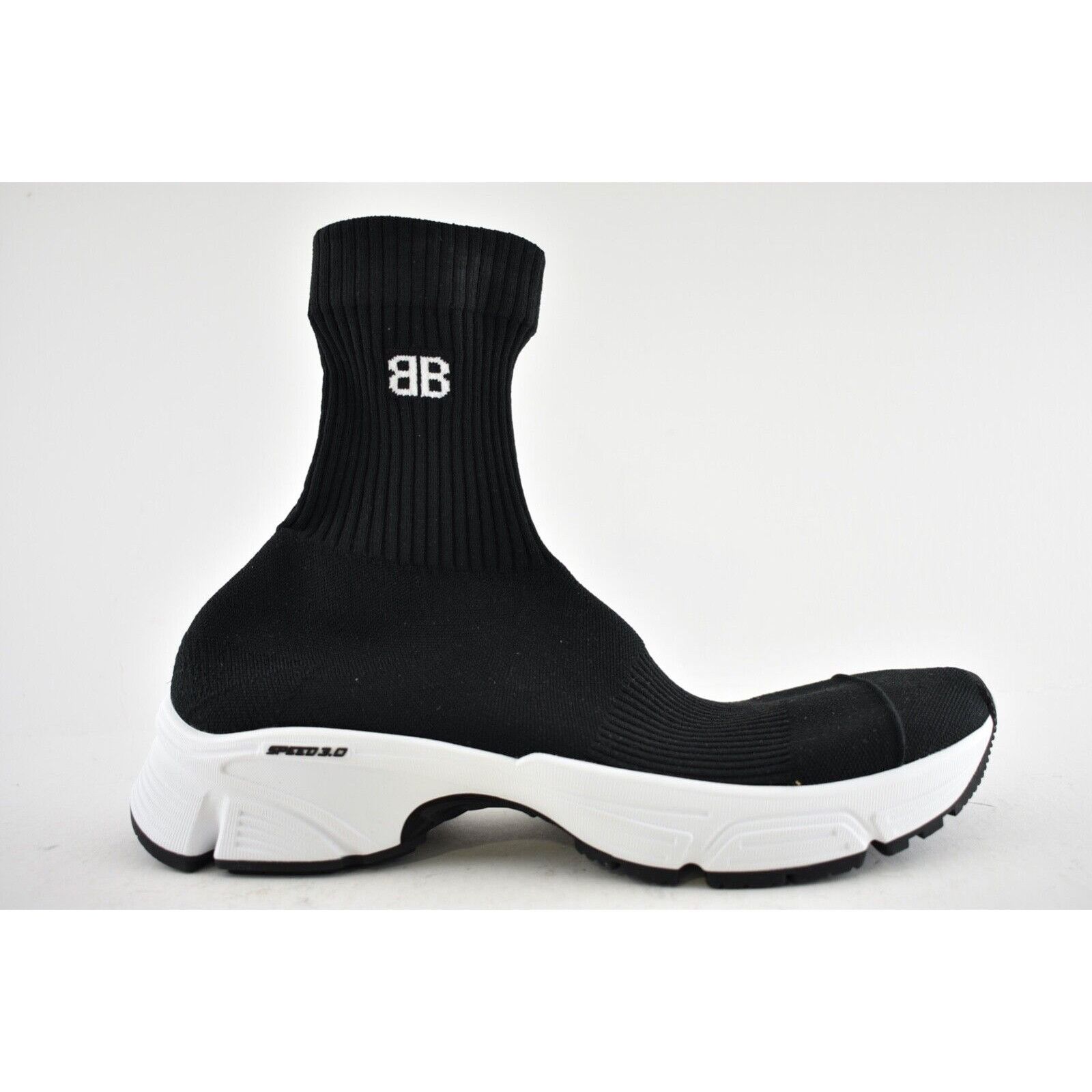 Balenciaga Balenciaga Speed 3.0 Sock White Black High Top Sneakers 41 Size US 11 / IT 41 - 2 Thumbnail