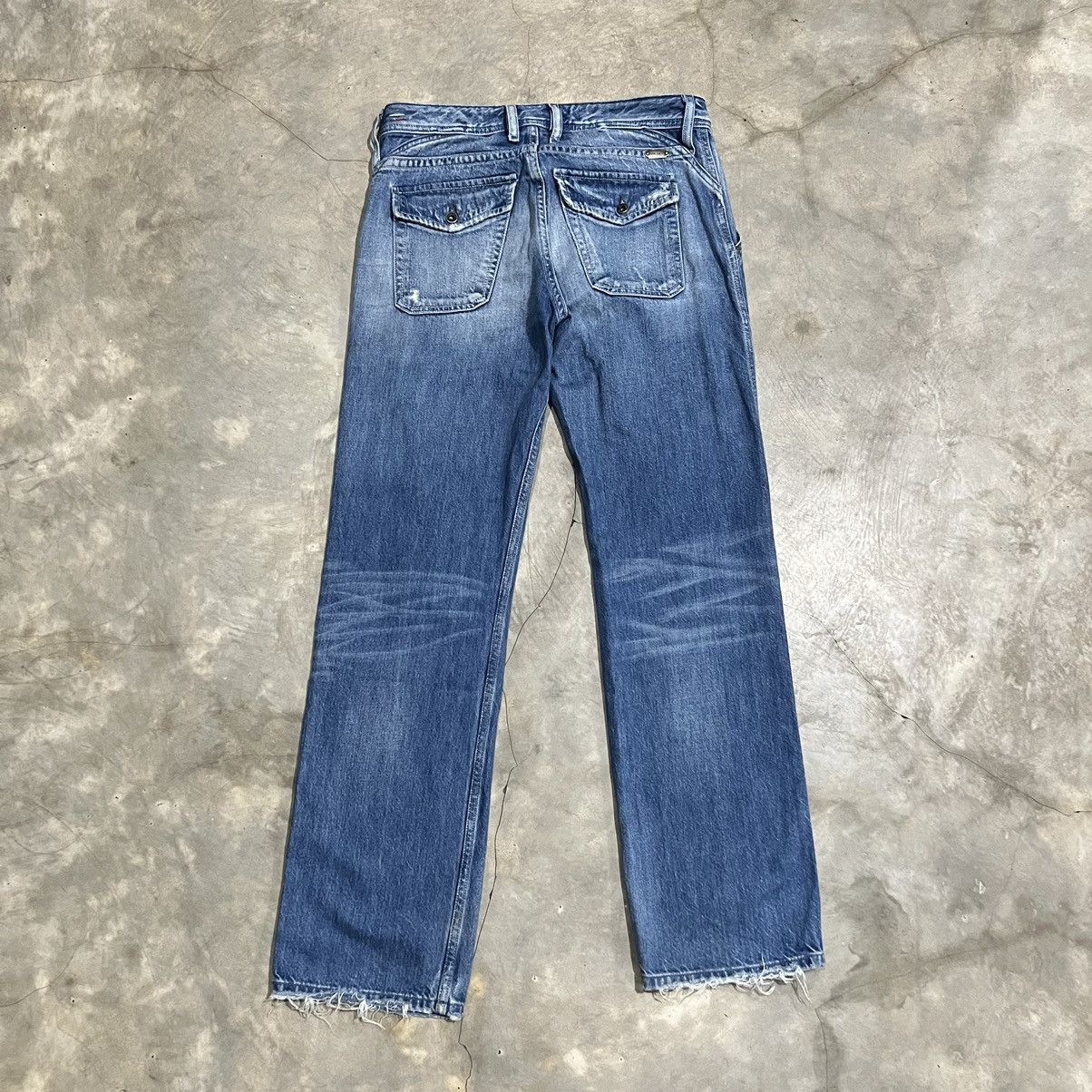 Diesel 2000s Diesel Fatigue Ripped Jeans Size US 29 - 2 Thumbnail