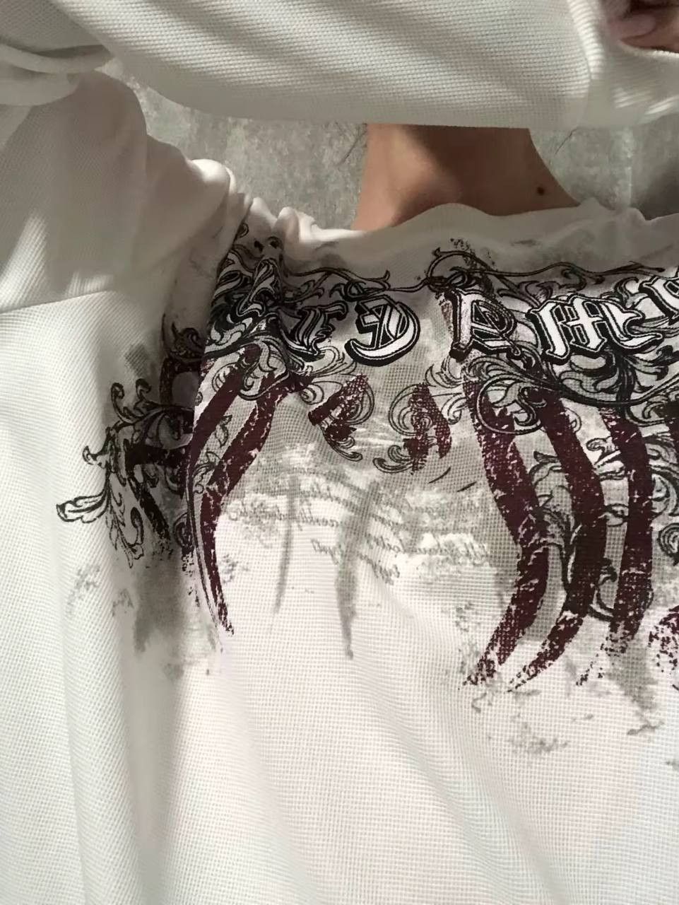 Japanese Brand × Vintage long-sleeve graphic T-shirt Size S / US 4 / IT 40 - 4 Thumbnail