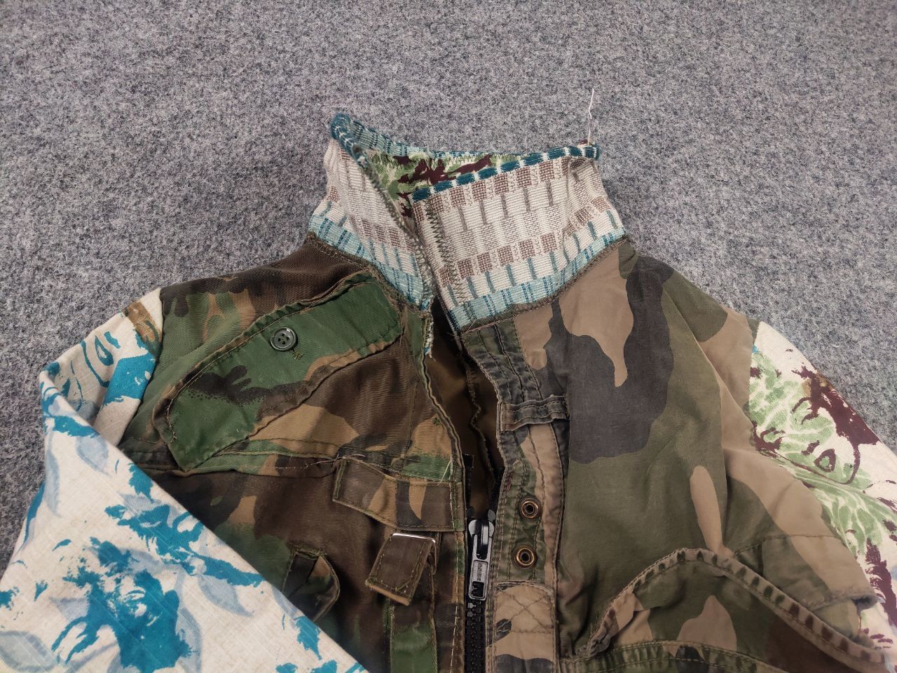 Le Grande Bleu (L.G.B.) Vintage Y2K if six was nine Style Kapital patchwork jacket Size S / US 4 / IT 40 - 8 Thumbnail