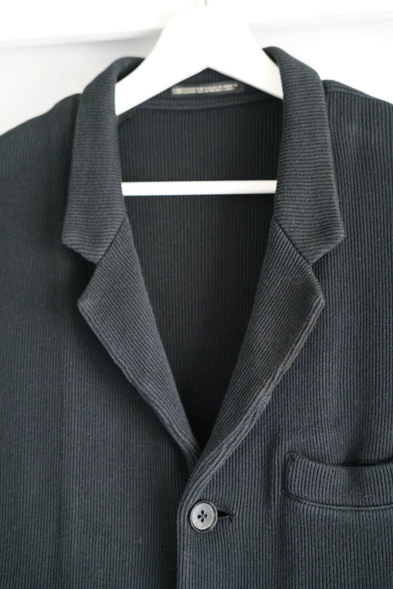 Yohji Yamamoto Yohji Yamamoto Yohji Yamamoto Black Striped Suit Jacket Size US S / EU 44-46 / 1 - 3 Thumbnail