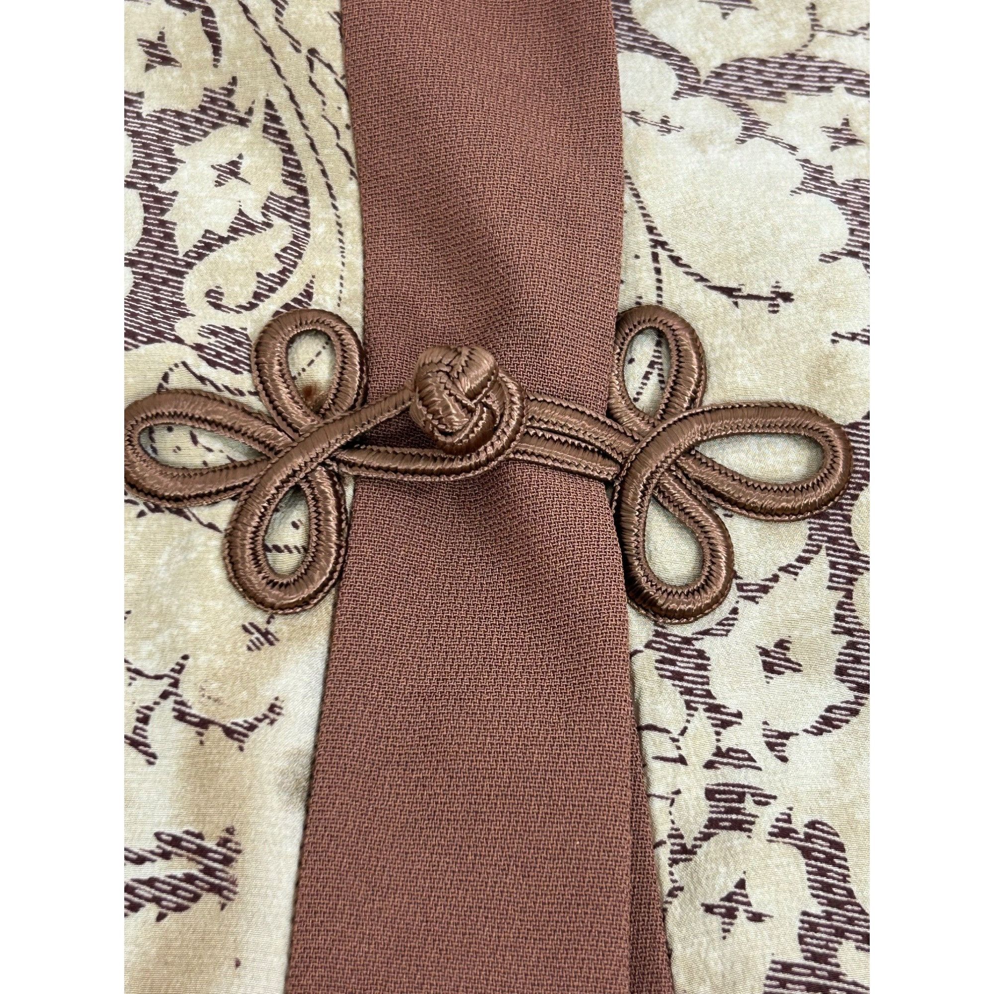 Other Saks Jandel Vtg Blazer 14 Silk Asian Style Animal Print Neut Size L / US 10 / IT 46 - 10 Thumbnail