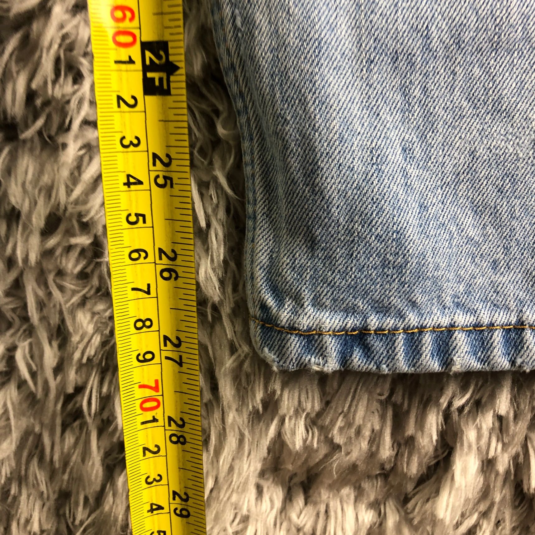 Levi's Levi's 550 Jeans Straight Denim Blue Medium Wash Mens 40x30 Mid Rise 5-Pocket Regular Inseam 30" Size US 40 / EU 56 - 3 Thumbnail