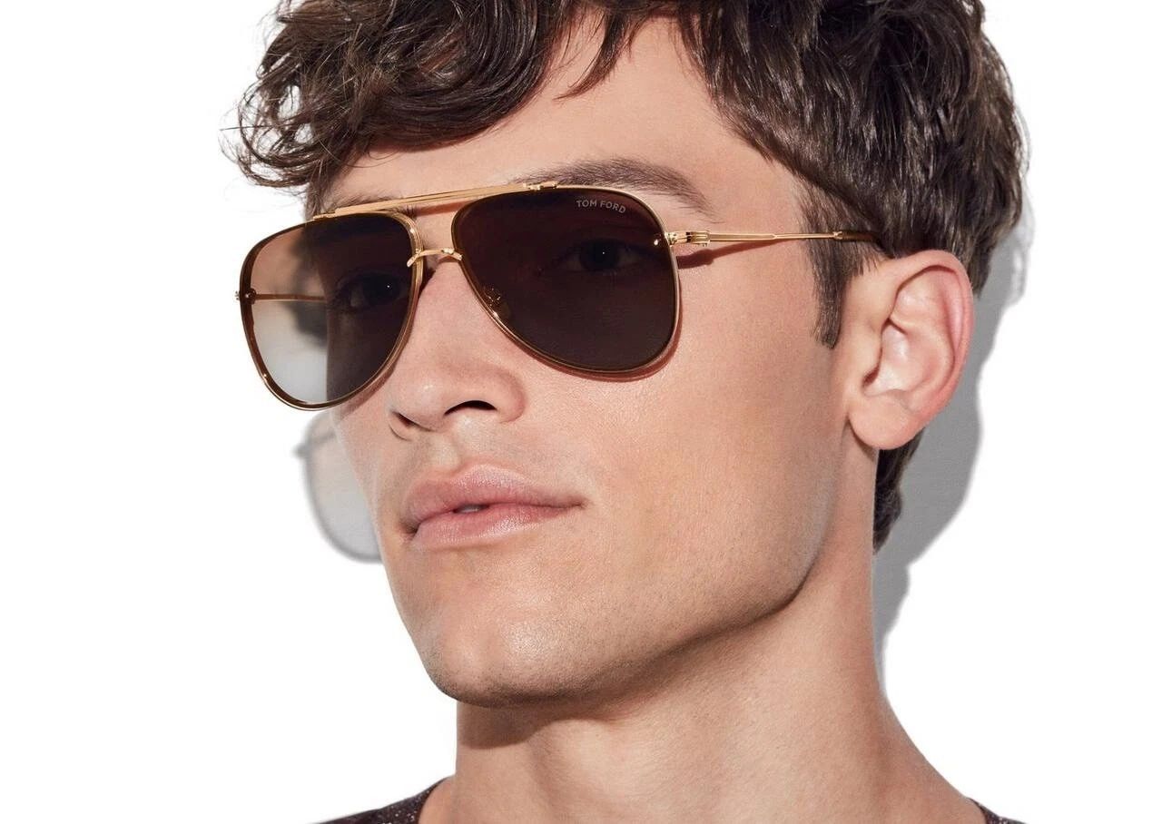 Tom Ford TOM FORD LEON TF1071 01A Black Classic Sunglasses 1071 Size ONE SIZE - 9 Thumbnail