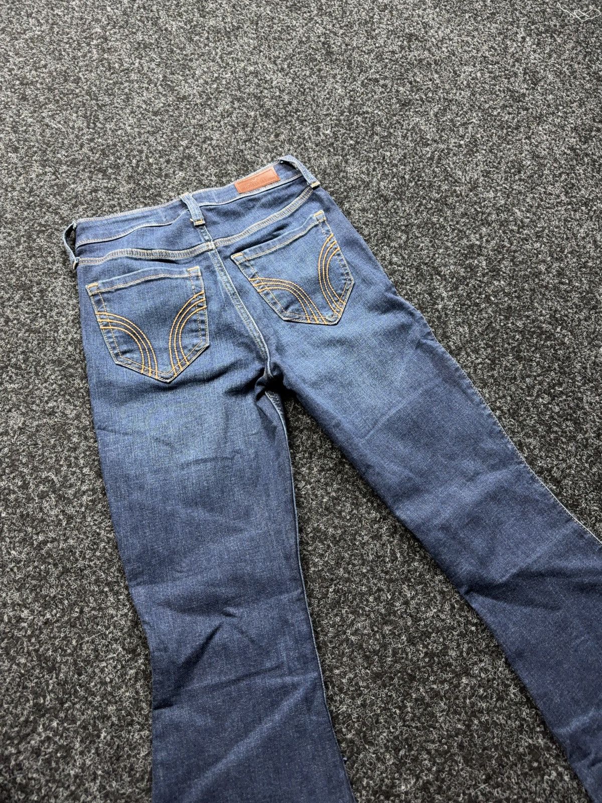 Hollister Hollister Avant Garde Ultra High Rise Flare Denim Jeans W25R Size 25" / US 0 / IT 36 - 15 Thumbnail