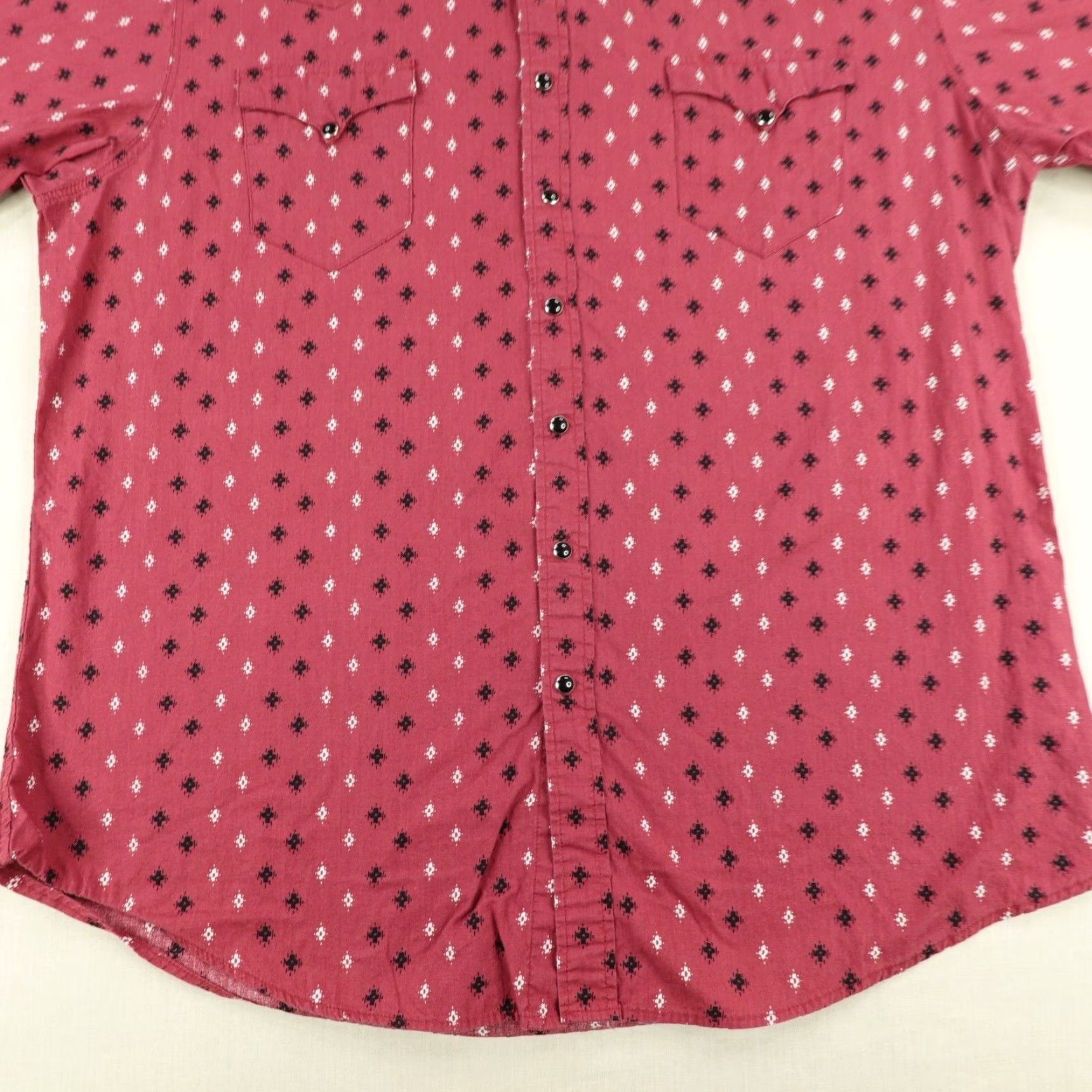Roper Roper Shirt Mens XL Red Western Pearl Snap Southwestern Rodeo Ranch Cowboy Aztec Size US XL / EU 56 / 4 - 4 Thumbnail