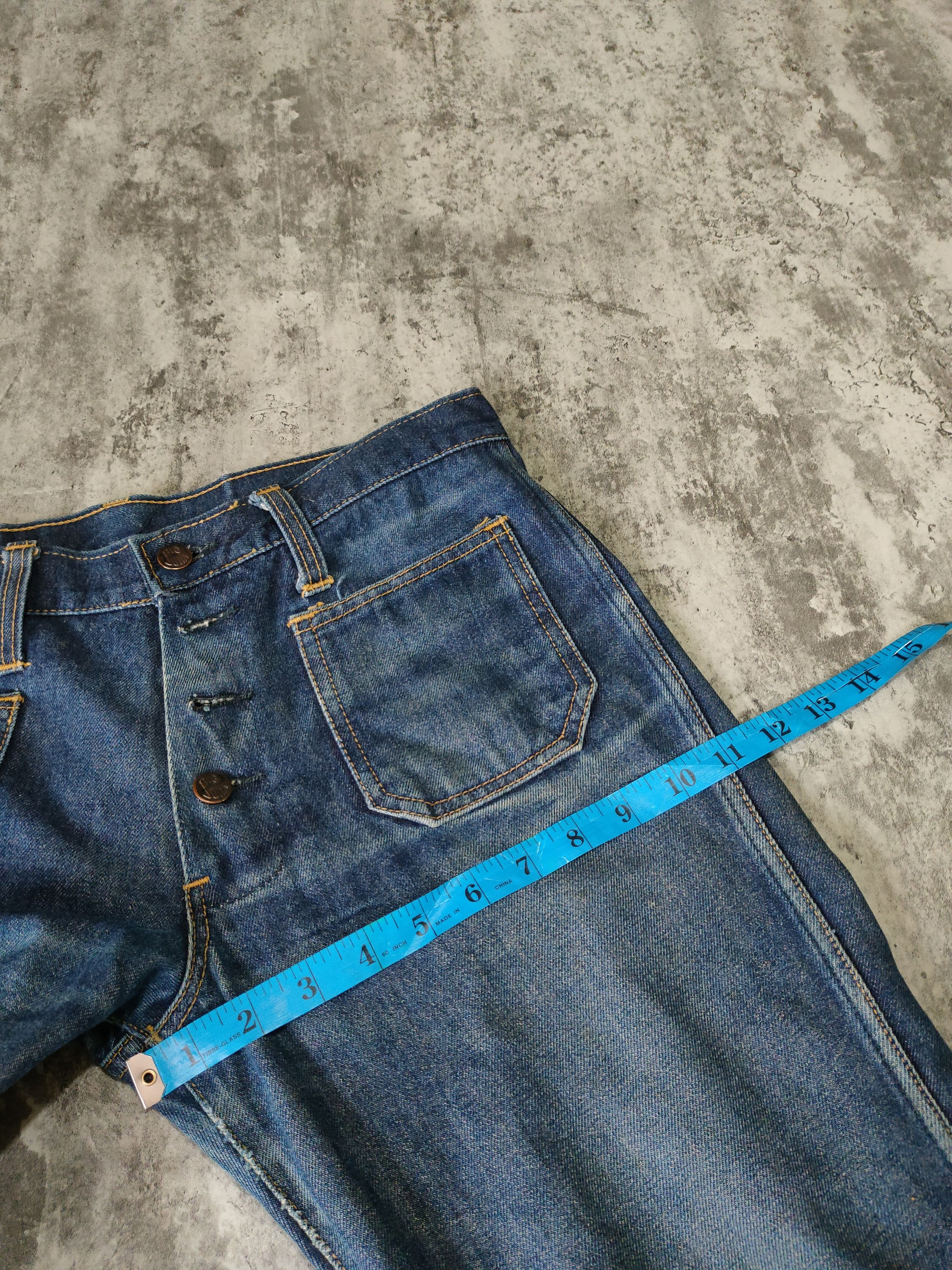 Tornado Mart Vintage Big John Distressed Super Flare Jeans Size US 32 / EU 48 - 19 Thumbnail