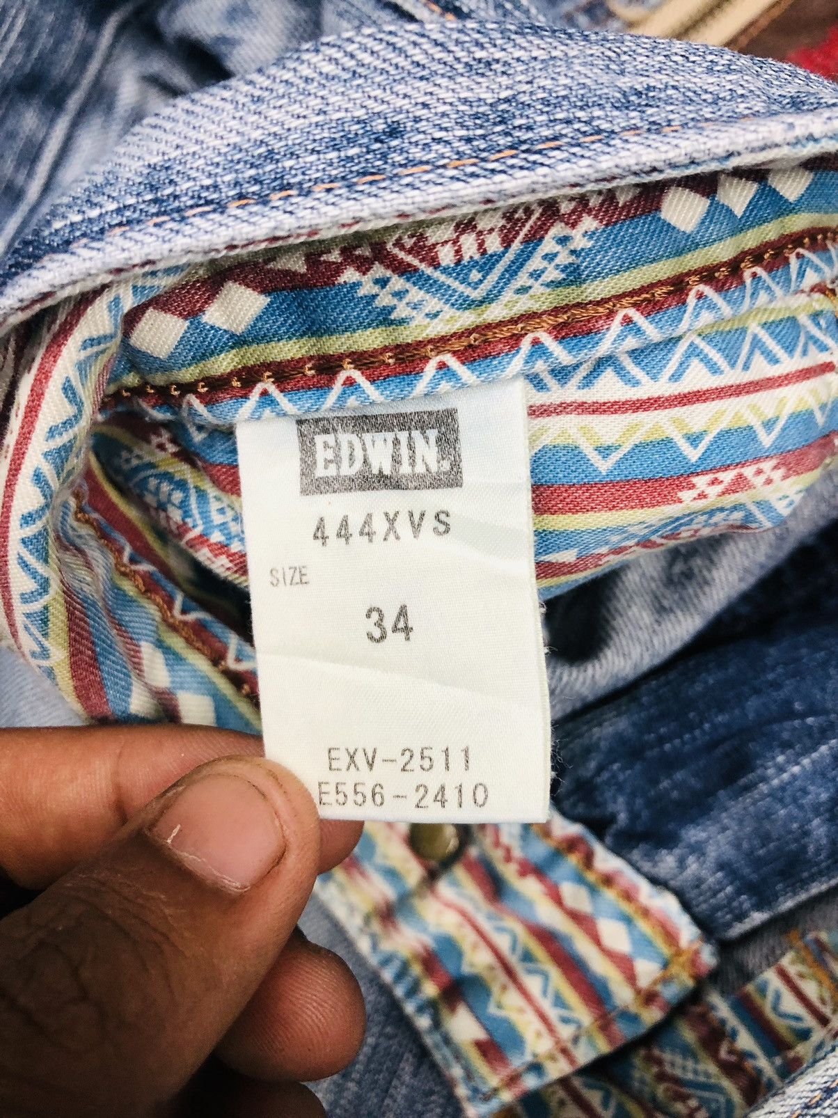 Edwin Edwin Exclusive vintage Jeans (33) Size US 34 / EU 50 - 9 Thumbnail