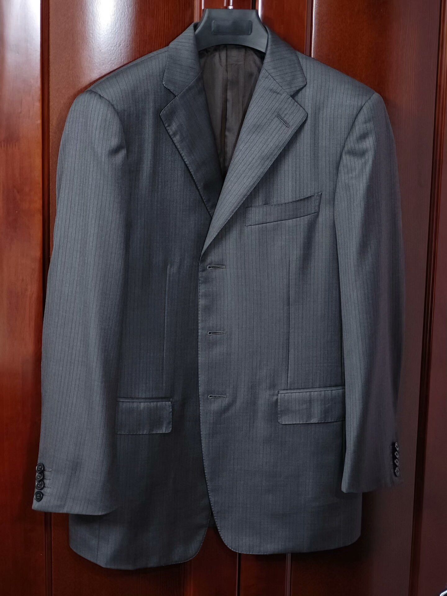 Ermenegildo Zegna Zegna Trofeo Wool Silk Linen Suit Size US M / EU 48-50 / 2 - 1 Thumbnail