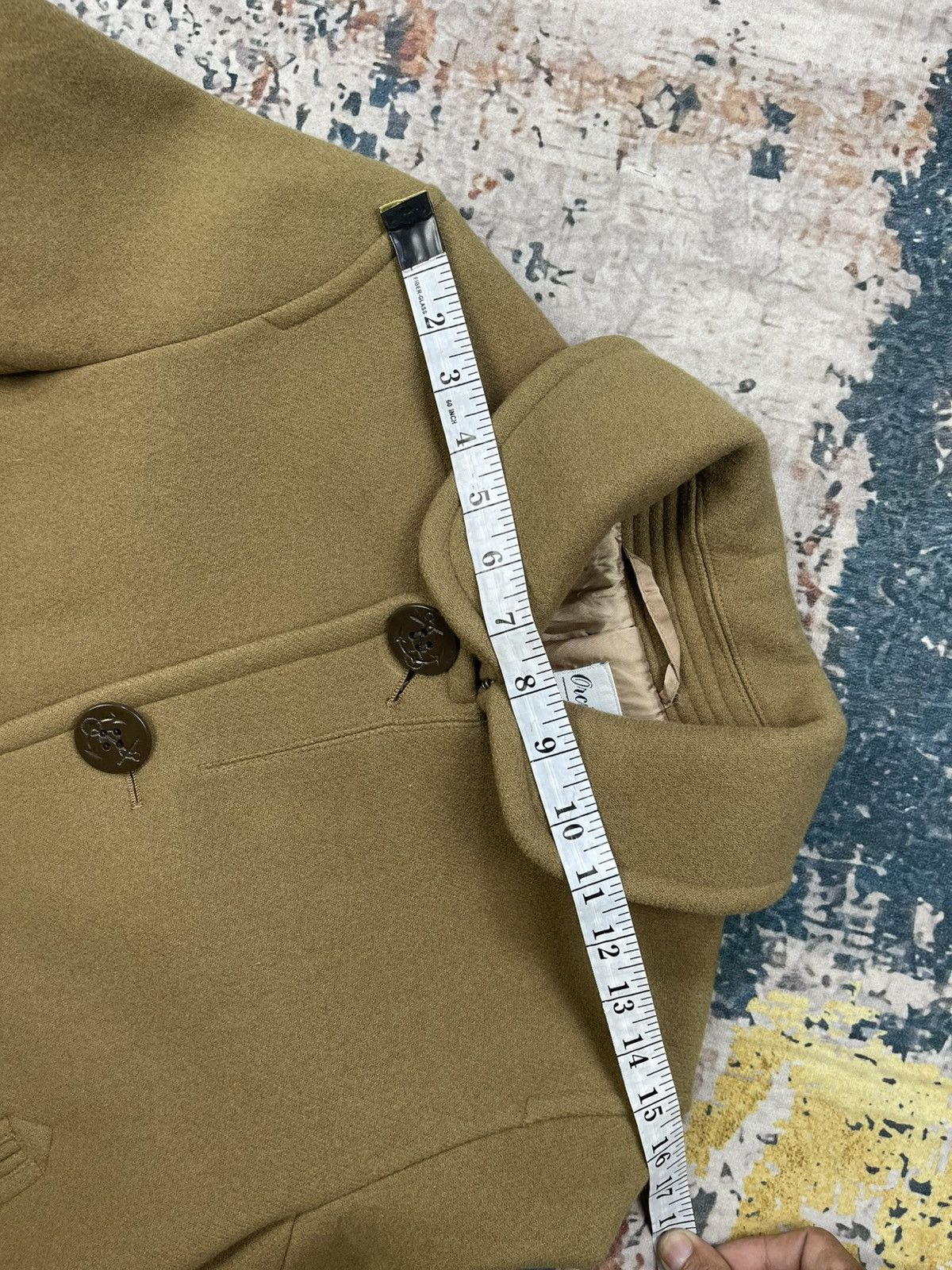 Orcival Orcival Melton Wool Single Breasted Peacoat Size XS / US 0-2 / IT 36-38 - 9 Thumbnail
