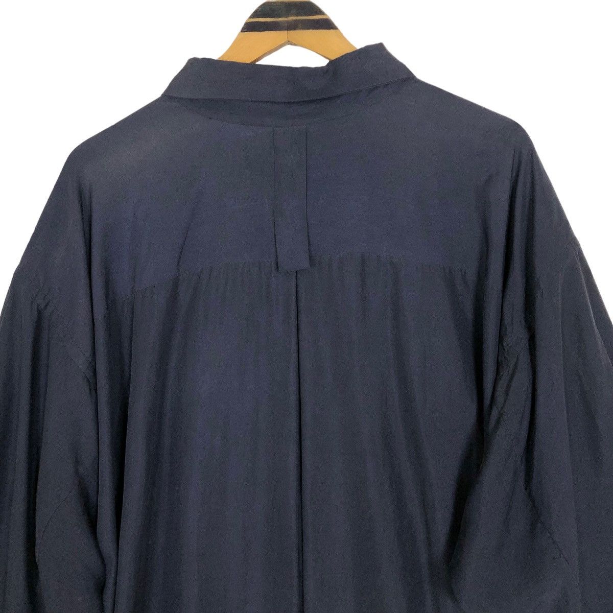 Issey Miyake Vintage 90s Issey Miyake Silk Car Coat Light Jacket Size US L / EU 52-54 / 3 - 13 Thumbnail
