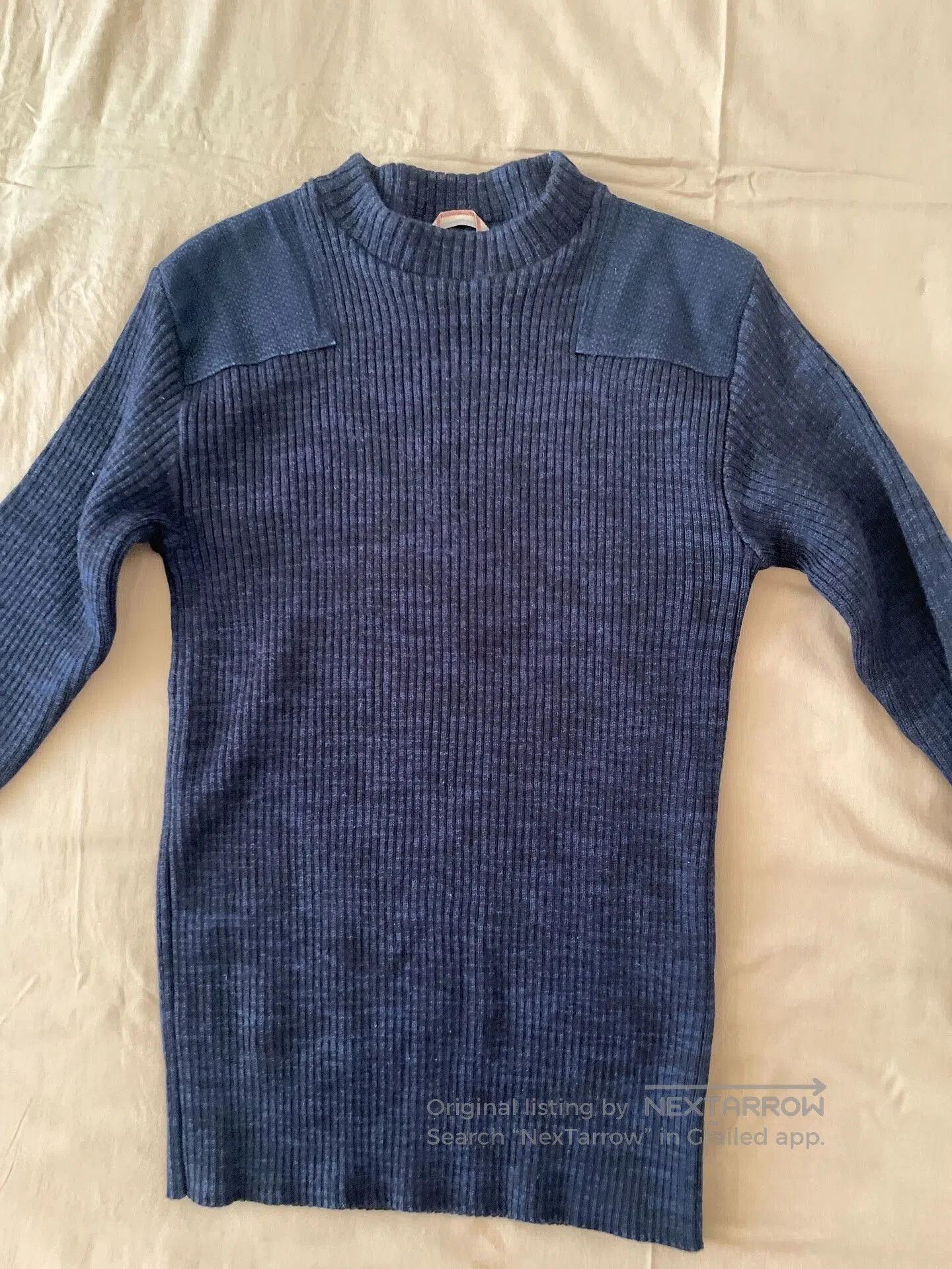 Japanese Brand Fleurs de Bagne Commando Heavyweight Wool Sweater. Size US M / EU 48-50 / 2 - 1 Thumbnail