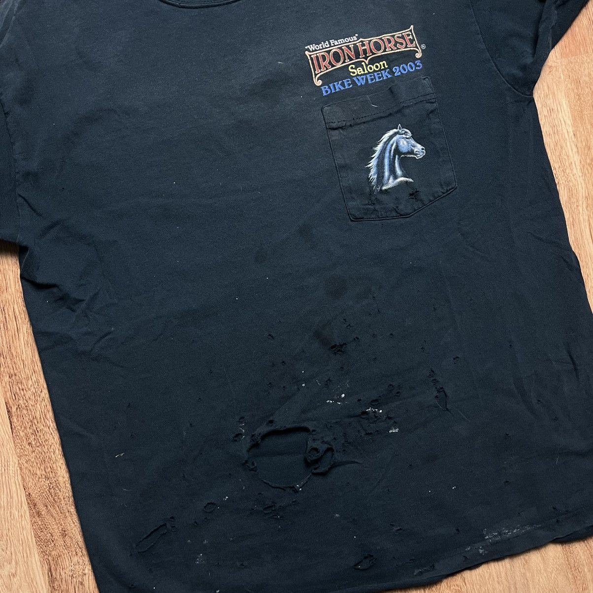 Vintage Vintage Distressed Biker Tee Size US L / EU 52-54 / 3 - 4 Thumbnail