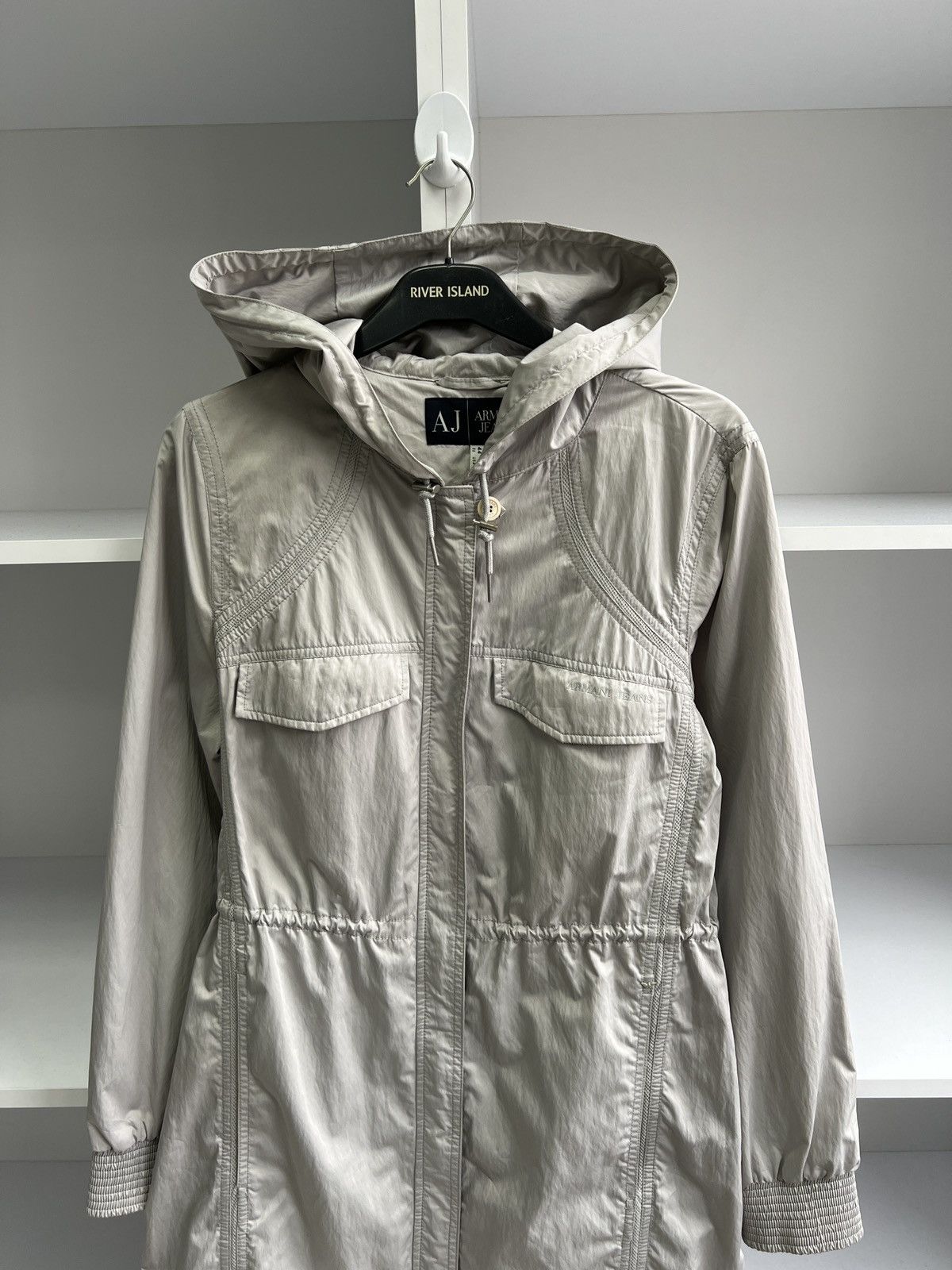 Armani × Designer × Vintage Vintage Armani Jeans Women’s Luxury Coat Jacket Size M / US 6-8 / IT 42-44 - 7 Thumbnail