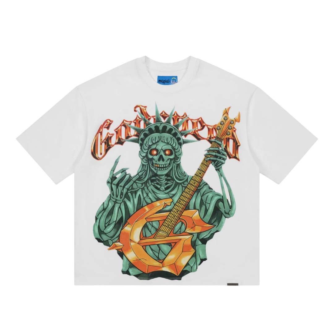 Godspeed Liberty Rock Tee White Size US M / EU 48-50 / 2 - 1 Preview