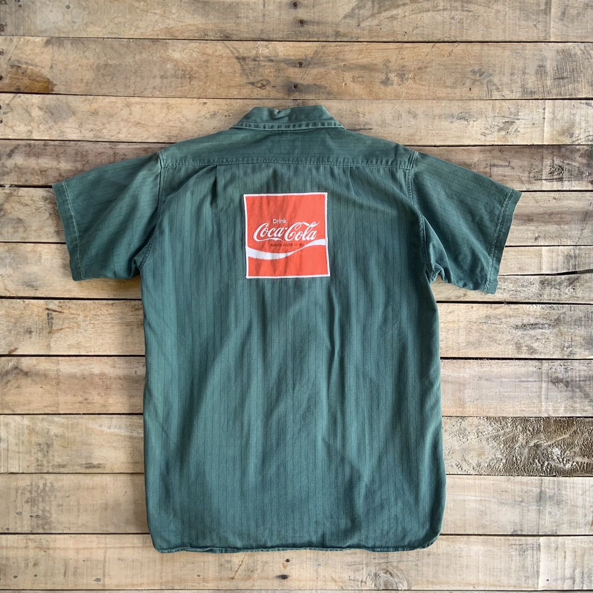 Vintage Vintage Work Shirt Coca Cola Patch Size US S / EU 44-46 / 1 - 5 Thumbnail