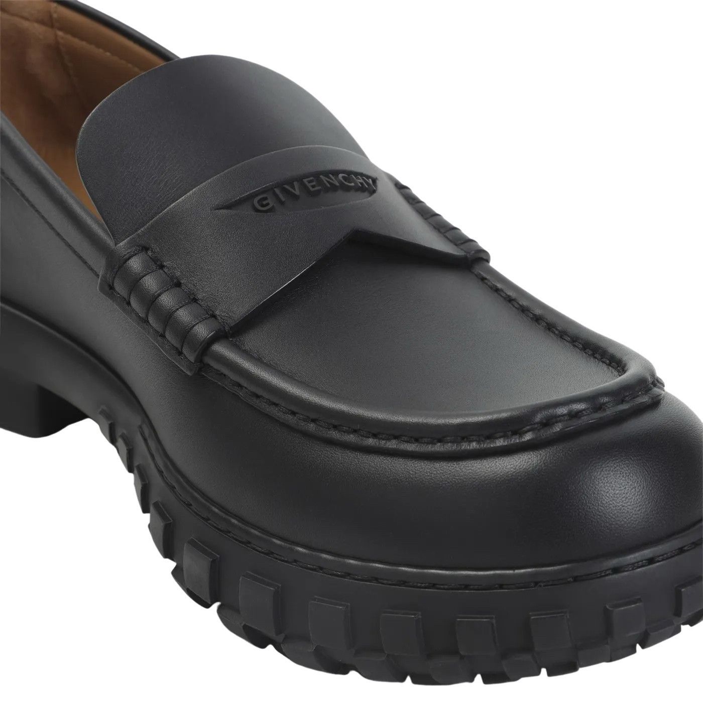 Givenchy GIVENCHY Echo $1020 Black Leather Loafers New & Authentic (M Size US 10.5 / EU 43-44 - 4 Thumbnail