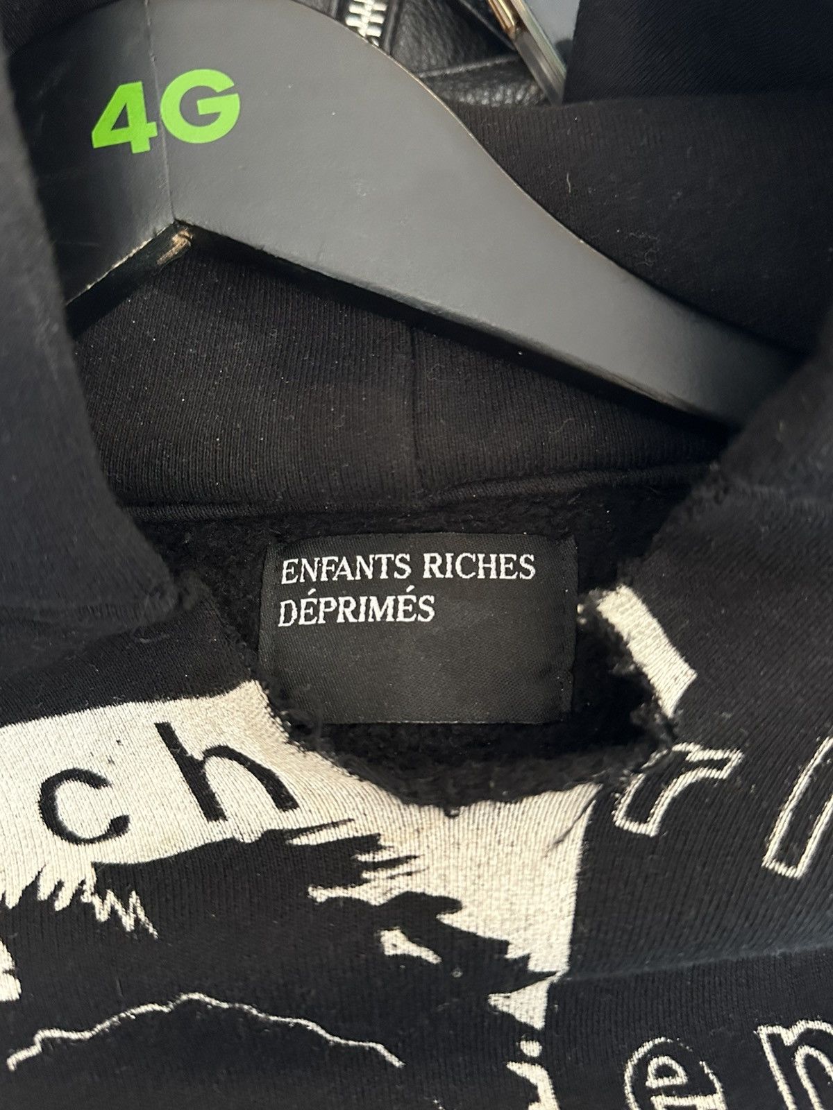 ERD PRINTED PARIS HOODIE SZ L