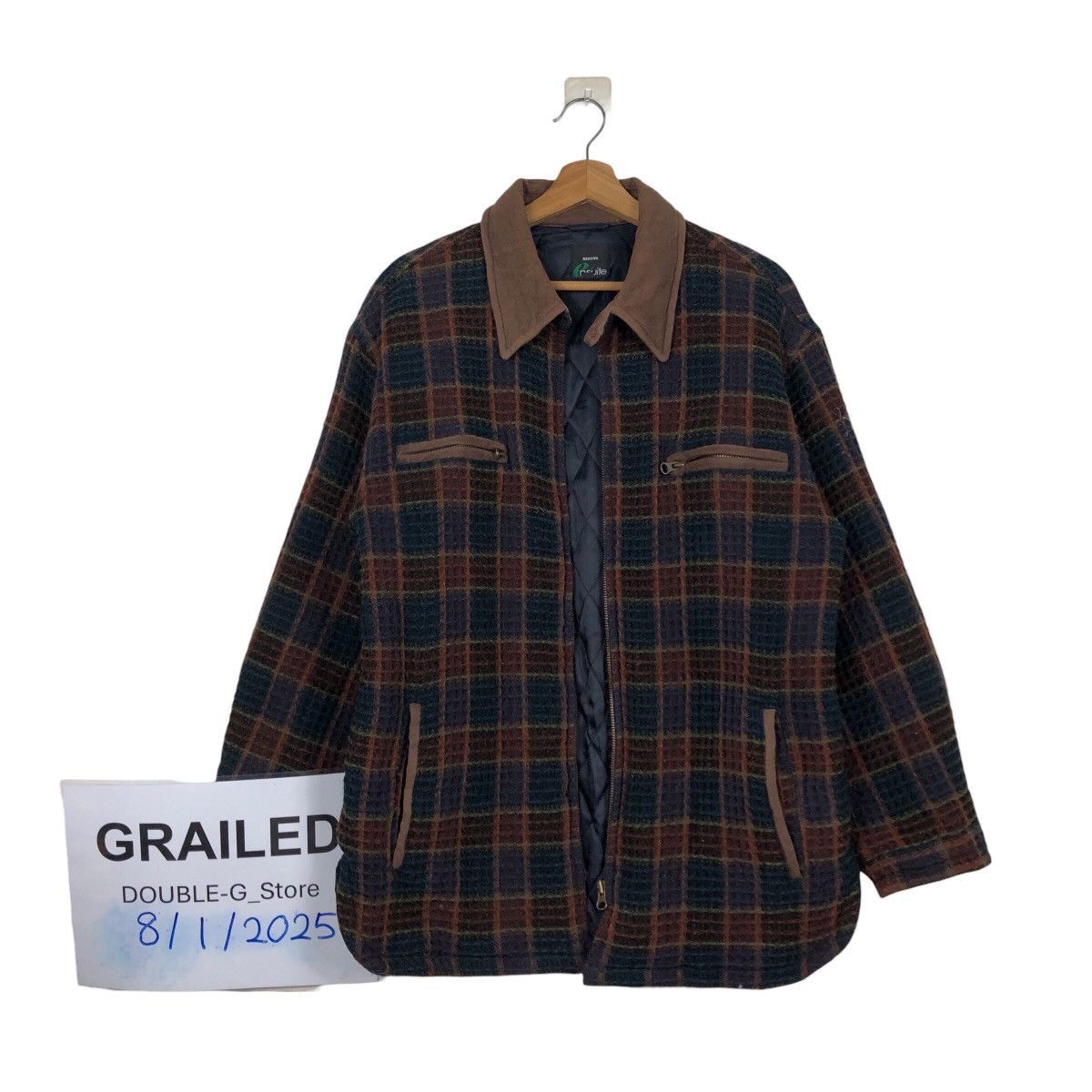 Japanese Brand 📌Vintage Wool Work Jacket Renown Tartan Design Issey Miyake Size US M / EU 48-50 / 2 - 1 Thumbnail