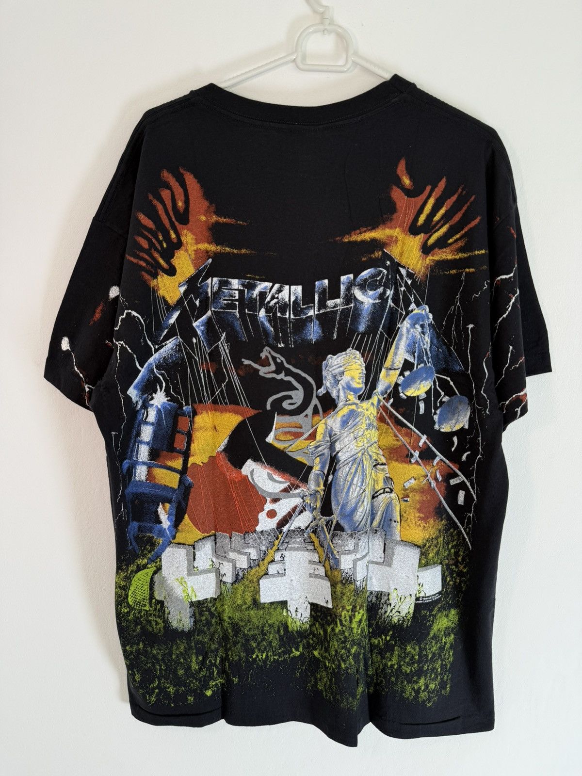 Vintage Metallica vintage merch tee t shirt xl metal all over print Size US XL / EU 56 / 4 - 3 Thumbnail