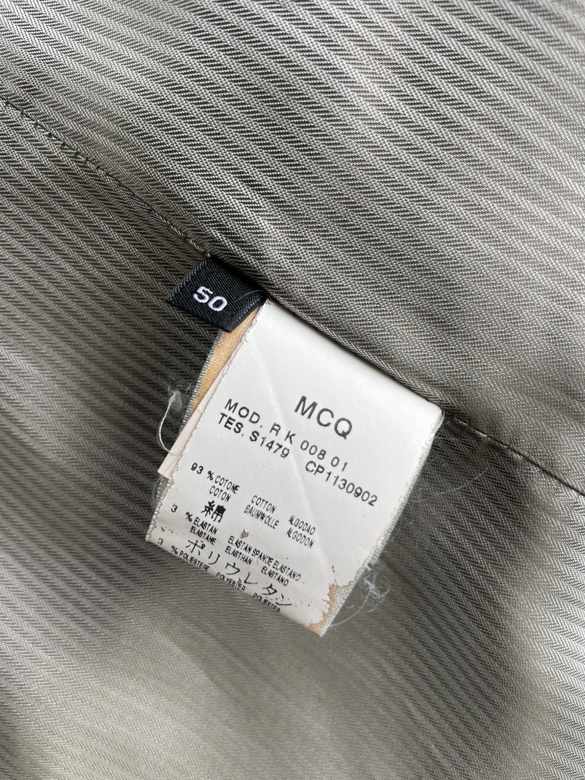 MCQ MCQ - Matte Grey Trenchcoat Size US M / EU 48-50 / 2 - 12 Thumbnail
