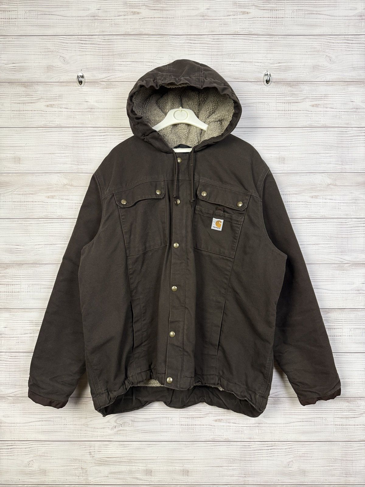 Carhartt Vintage Carhartt Parka Jacket Y2K Size L Size US XL / EU 56 / 4 - 1 Thumbnail