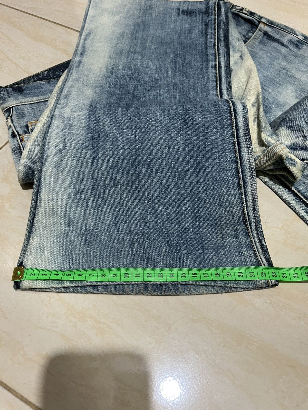 Japanese Brand Edge Rupert Acid Wash Flare Size US 30 / EU 46 - 9 Thumbnail