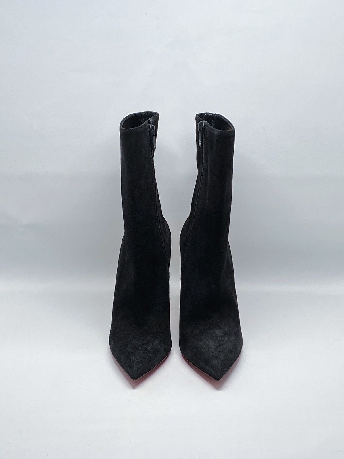 Christian Louboutin Christian Louboutin Lipbooty Suede Bootie size 37.5 Size US 7.5 / IT 37.5 - 4 Thumbnail