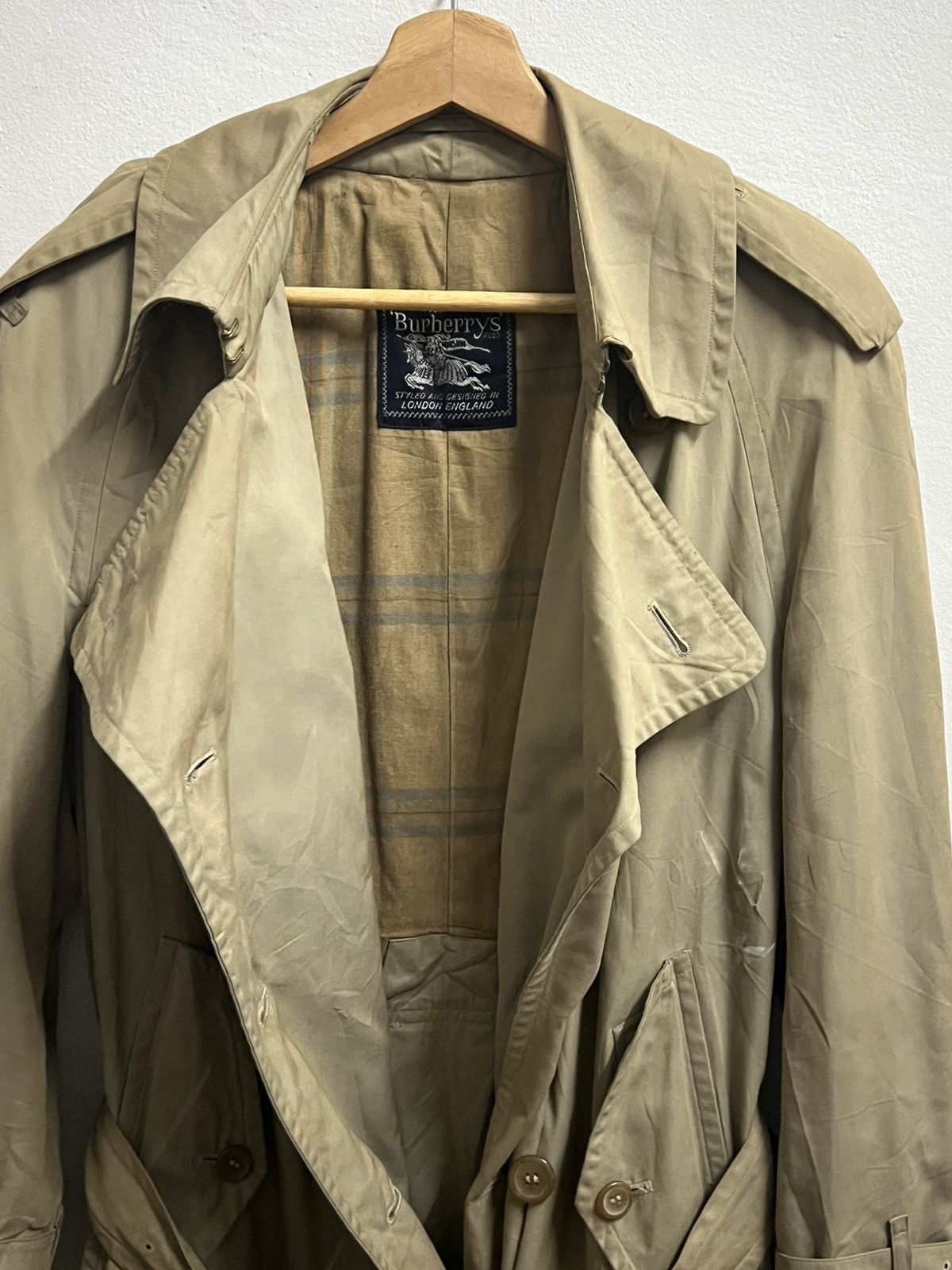 Burberry BURBERRY England Vintage tranch coat double breasted Size US M / EU 48-50 / 2 - 2 Thumbnail