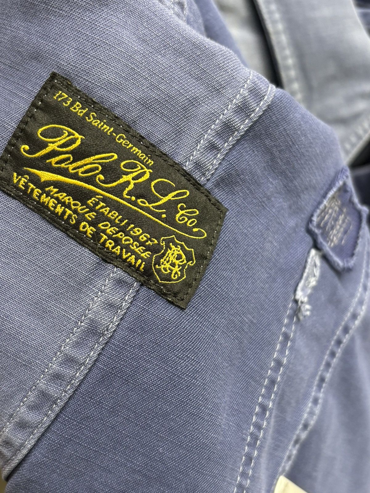 Polo Ralph Lauren Ralph Lauren blue patchwork workwear jacket men XS new Size US XS / EU 42 / 0 - 9 Thumbnail