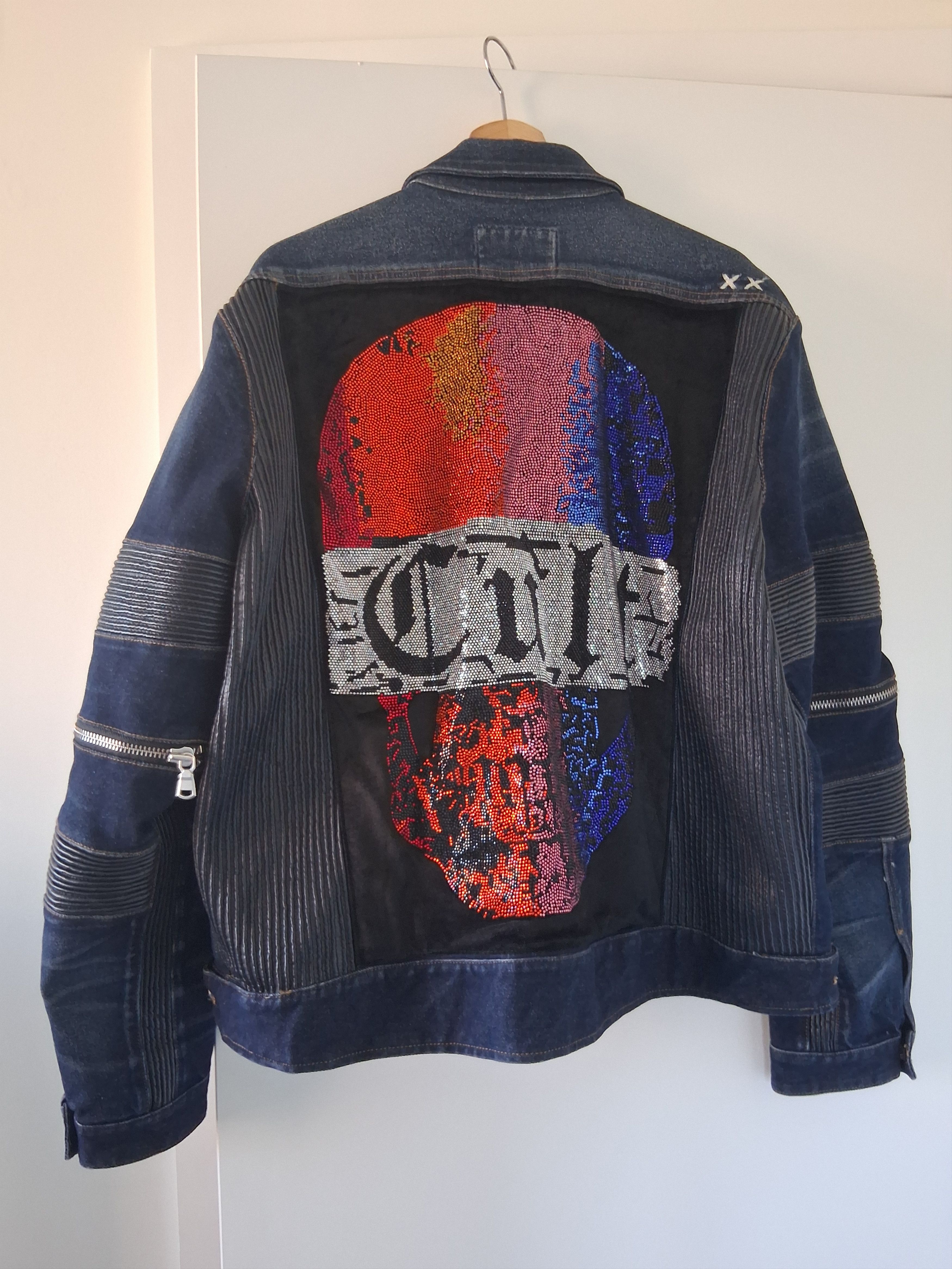 Cult Of Individuality Cult of individuality Denim Crystal Jacket Size US XXL / EU 58 / 5 - 2 Thumbnail