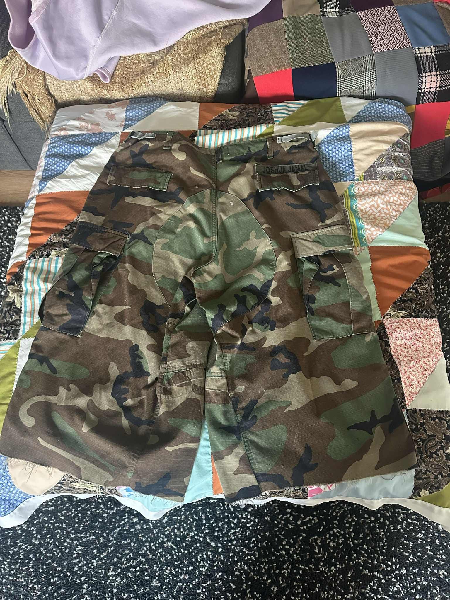 JOSHUA JAMAL camo ショートパンツ Mサイズ JOSHUA JAMAL ジョシュア ジャマル SS25 ACU NBHD SHORTS / CAMO