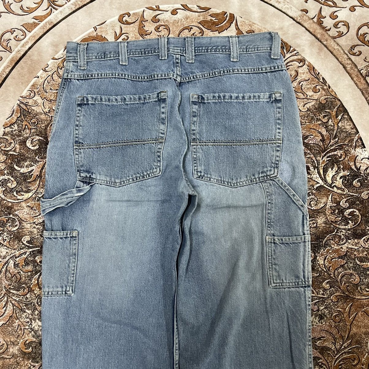 Arizona Jean Co. 🔥Vintage Arizona Jean Ripped Distress Carpenter Denim Jeans Size US 35 - 5 Thumbnail